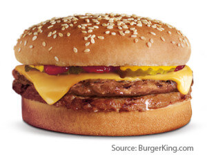 Meet The Burger King Value Menu | Burger King Double Cheeseburger | Fast Food Menu Prices