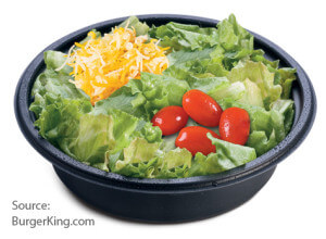 Meet The Burger King Value Menu | Garden Side Salad | Fast Food Menu Prices