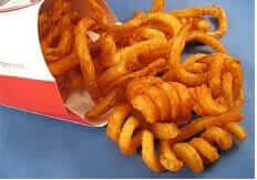 Which Fast Food Chain Gives You the Most Bang for Your Buck | Arby's Curly Fries | Fast Food Menu Prices.com