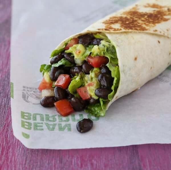 Where to Get the Best Vegan Fast Food Items | Veggie Power Burrito | FastFoodMenuPrices.com