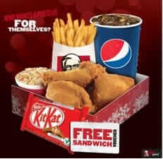 KFC saving coupons 