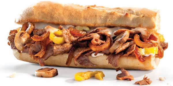 Choosing the Healthiest Food at the Penn Station Menu | Philly Cheesesteak | FastFoodMenuPrices.com