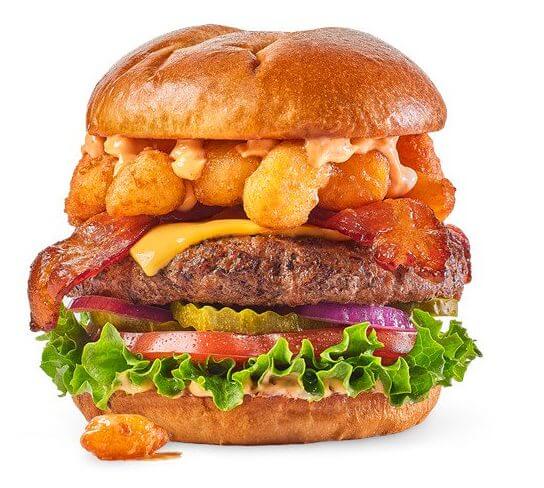 What to Order at Buffalo Wild Wings if You Don’t Want Wings | Cheese Curd Bacon Cheeseburger | FastFoodMenuPrices.com