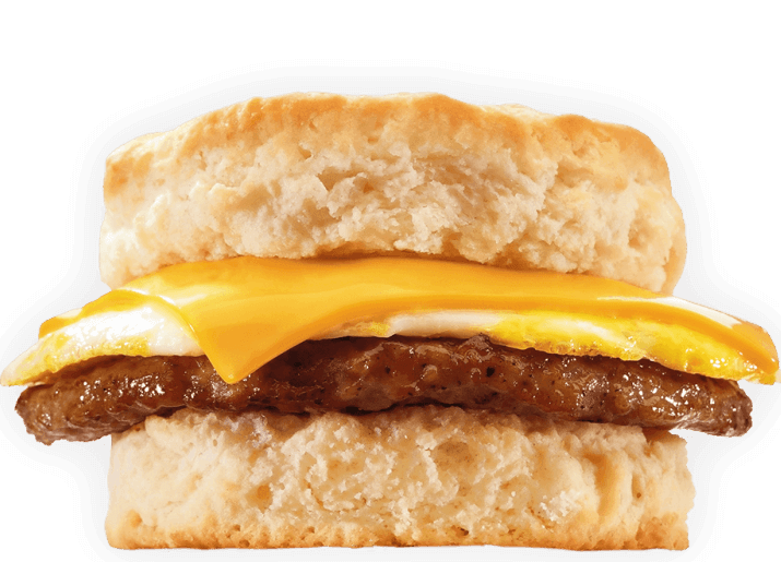 15 Meals At Jack In The Box For 500 Calories Or Less | Sausage Biscuit | FastFoodMenuPrices.com