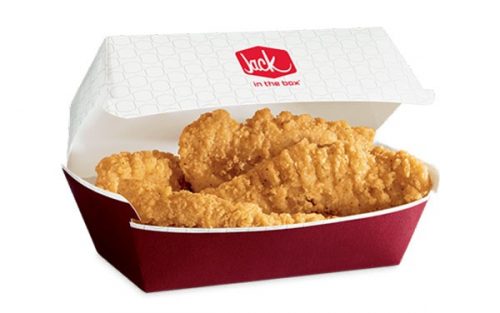 15 Meals At Jack In The Box For 500 Calories Or Less | Chicken Breast Strips | FastFoodMenuPrices.com