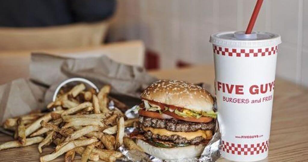Best Fast Food in Each State | Five Guys Hamburger | FastFoodMenuPrices.com