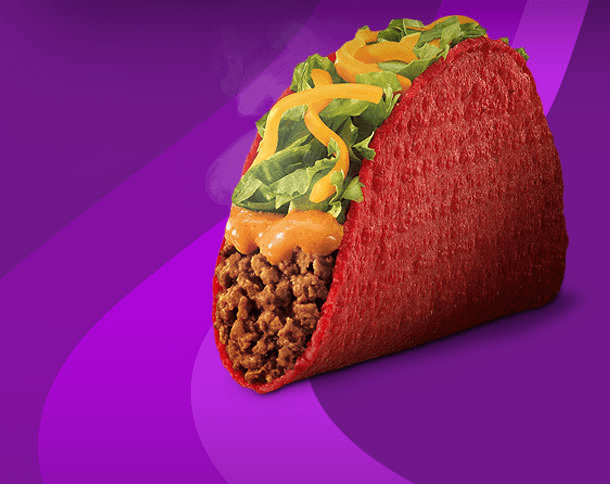 Best Fast Food Tacos | Taco Bell Volcano Taco | FastFoodMenuPrices.com