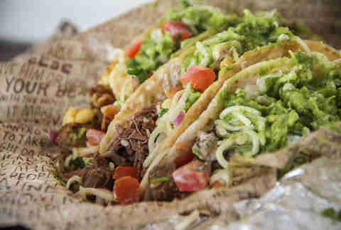 Best Fast Food Tacos | Chipotle Soft Taco | FastFoodMenuPrices.com
