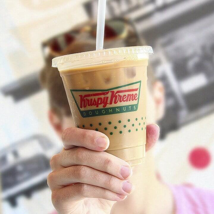Best Fast Food Iced Coffee | Krispy Kreme Iced Coffee | Fastfoodmenuprices.com