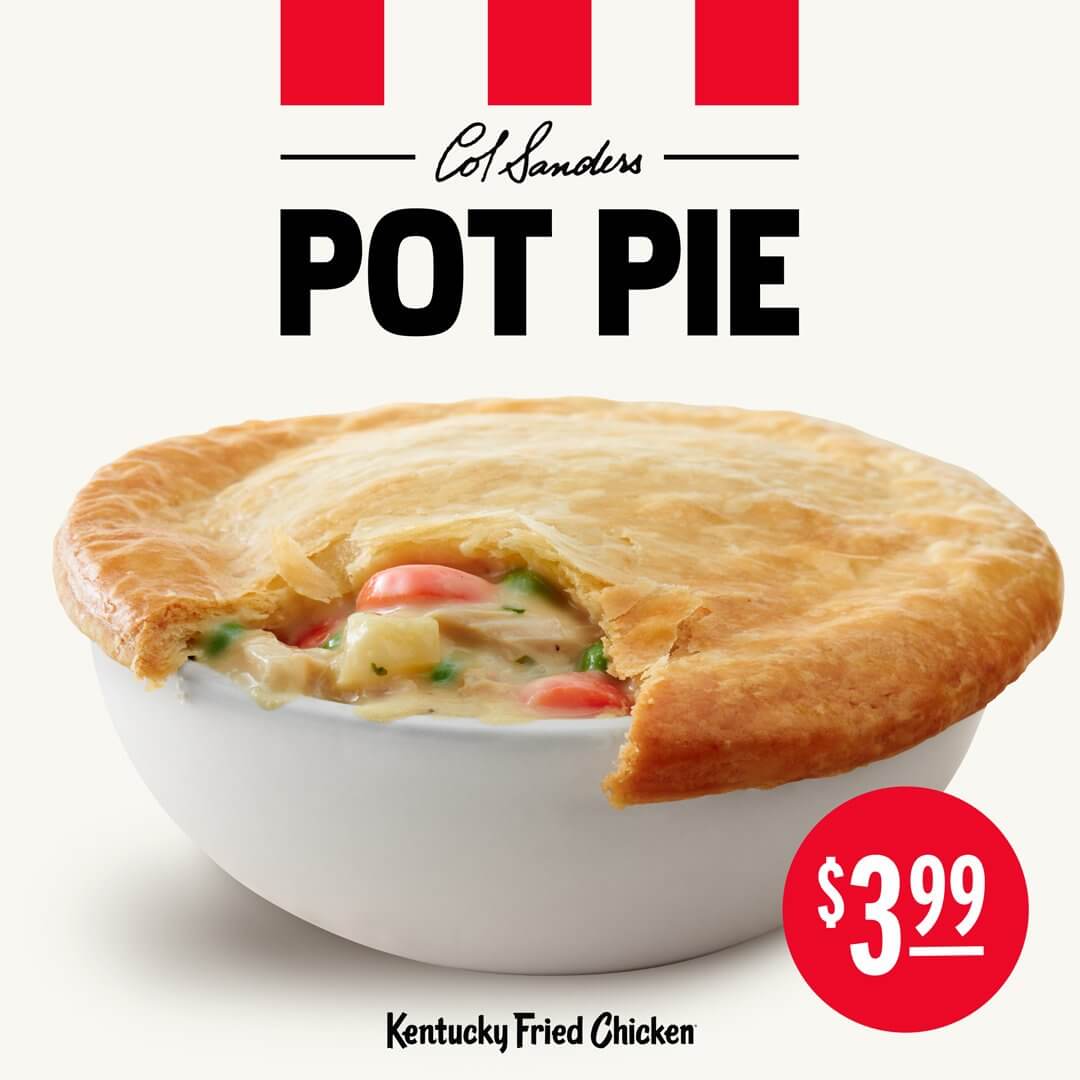 KFC Pot Pie Review Fast Food Menu Prices   KFC Pot Pie 