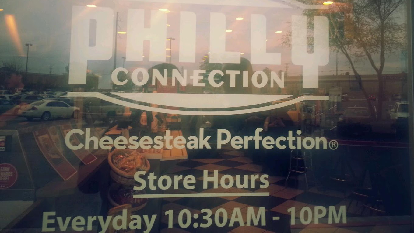 Philly Connection store hours and prices.