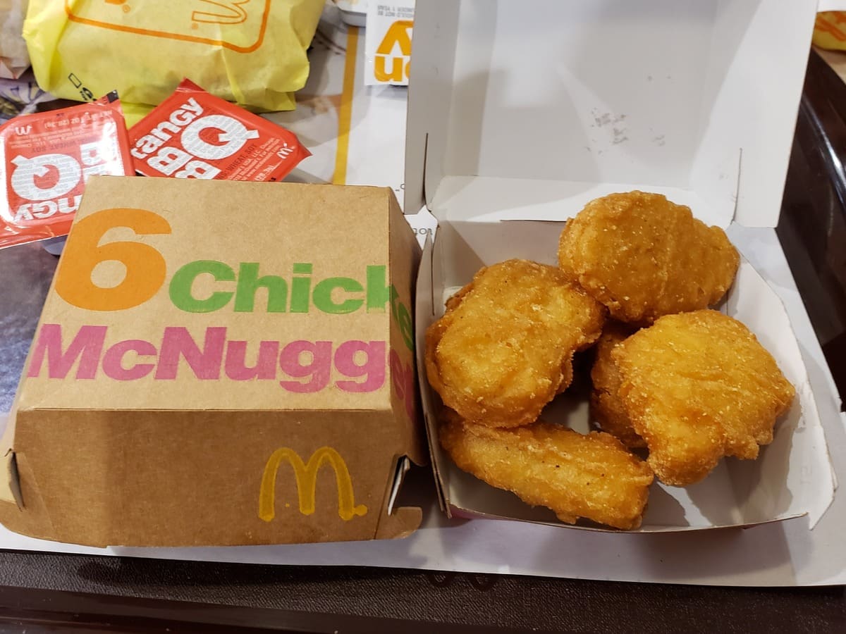 Mcdonald's 6 pc chicken nuggets