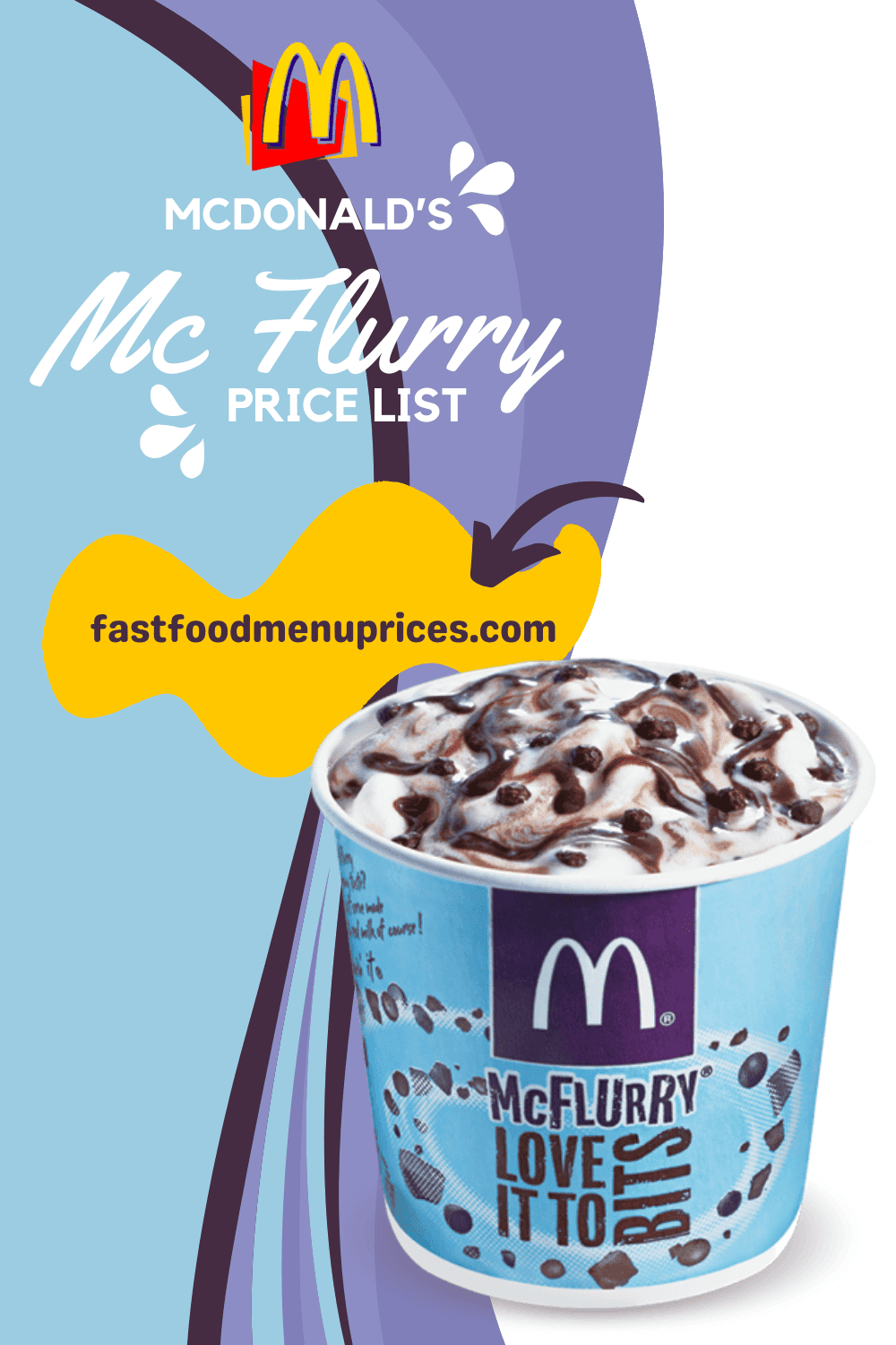Enjoy the indulgent treat of a McDonald's McFlurry - perfect for satisfying your sweet cravings.
