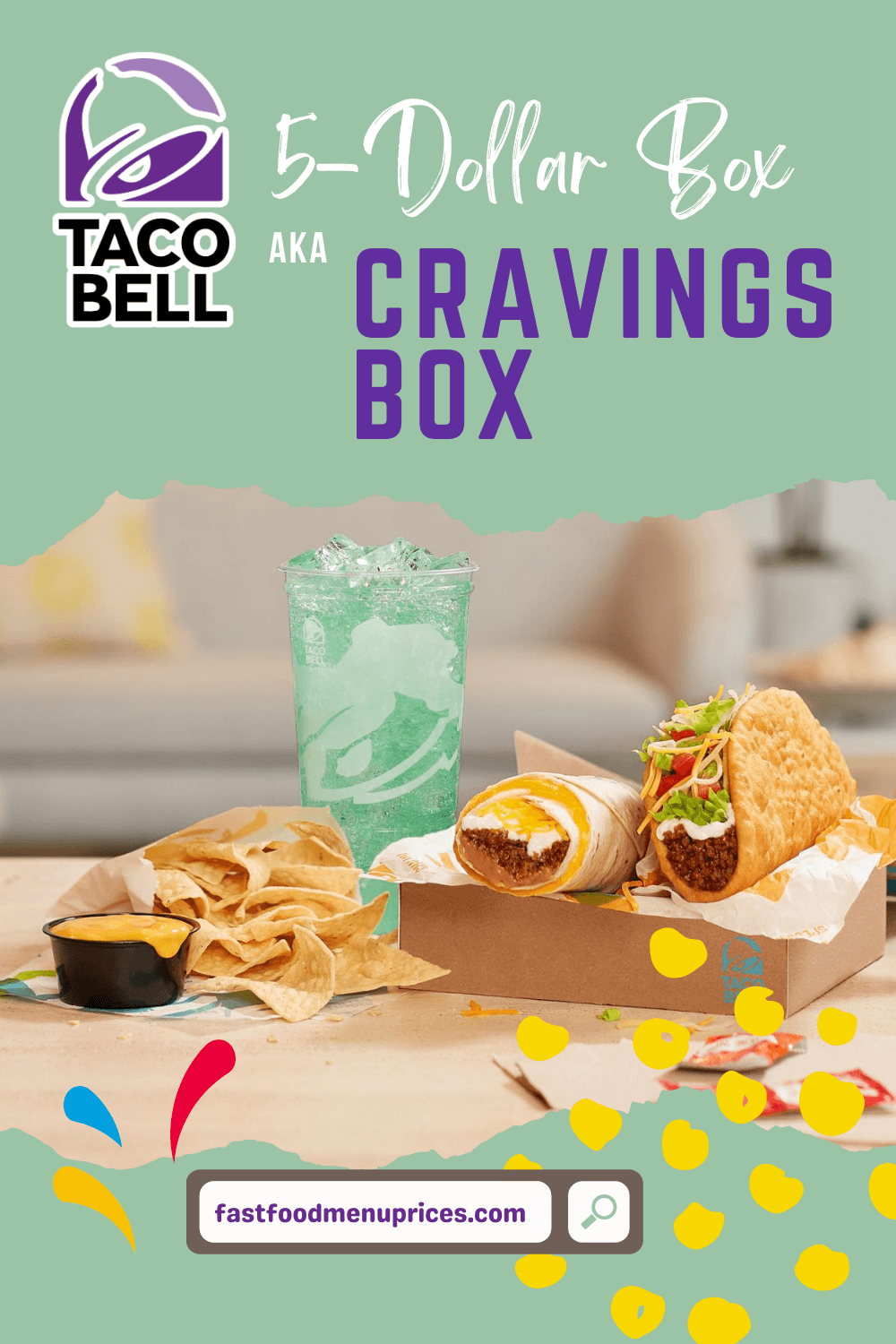 Taco Bell's e-dollar box, the ultimate cravings box.